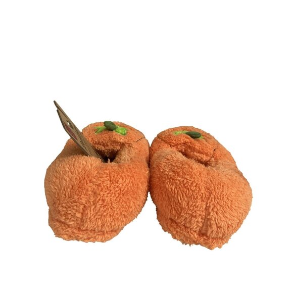 Dearfoams Pumpkin Jack-O-Lantern unisex size  W11-12  M9-10  Slippers  NWT - Picture 5 of 9